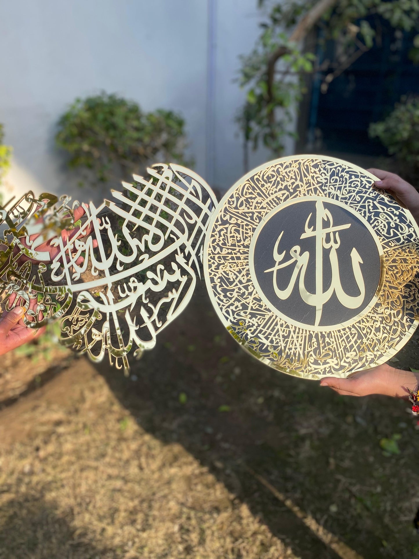 Bundle of Ayat al kursi & Heart Kalma Calligraphy