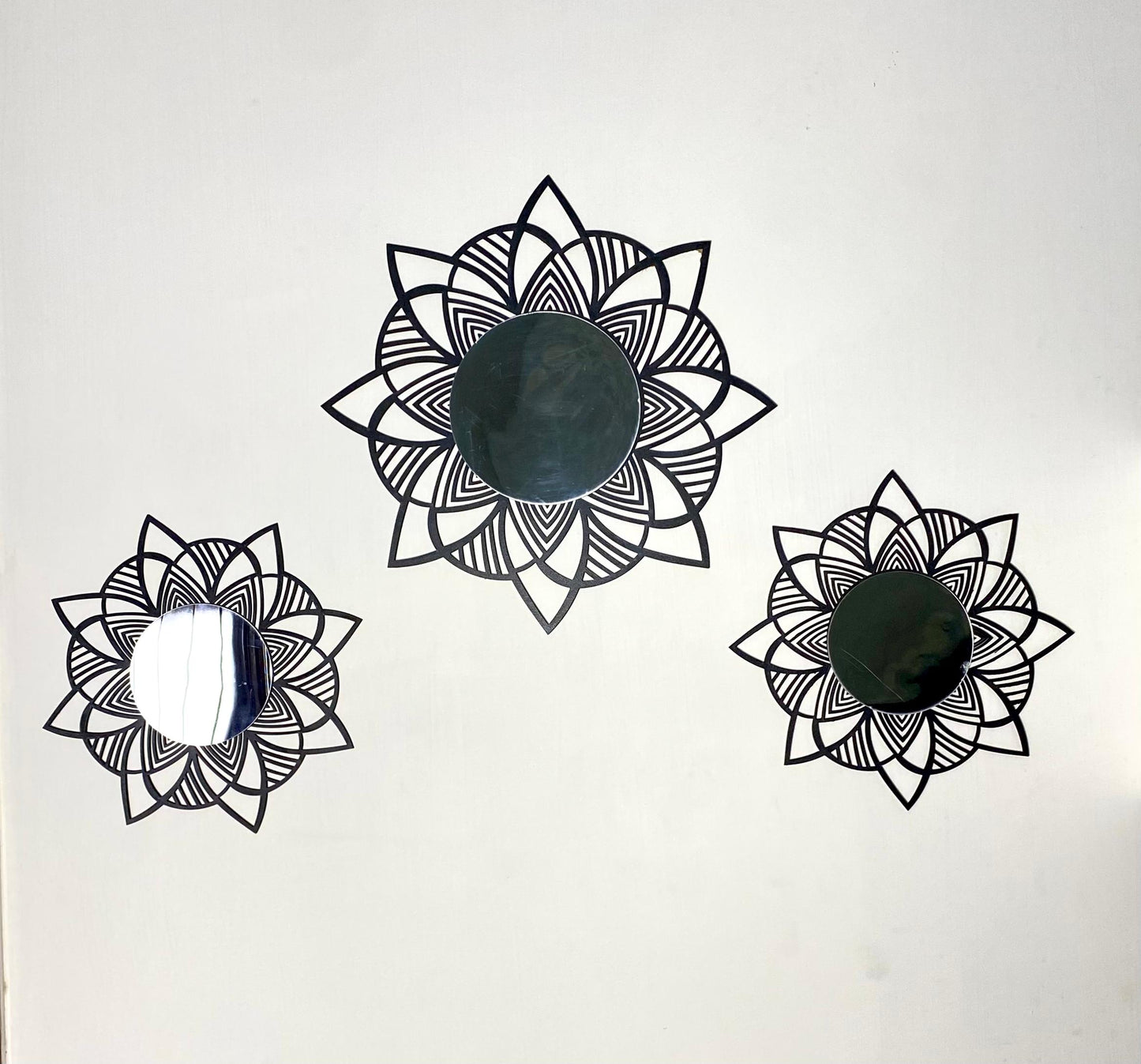 3 Pcs round mirror