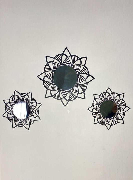 3 Pcs round mirror